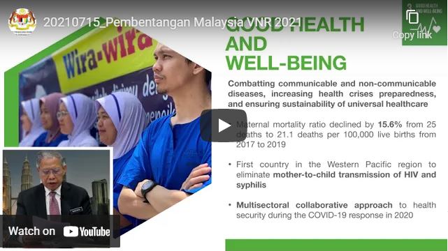Pembentangan Malaysia VNR 2021