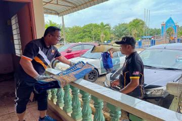 Misi Bantuan Pembersihan Pasca Banjir di Johor