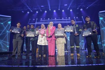 NACOTS telah dinobatkan sebagai juara INNOVATHON