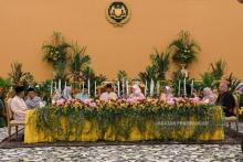 Majlis Berbuka Puasa Kebawah Duli Yang Maha Mulia Seri Paduka Baginda Yang di-Pertuan Agong Al-Sultan Abdullah Ri’ayatuddin Al-Mustafa Billah Shah bersama Perdana Menteri Dan Ahli Kabinet