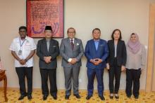 YBhg. Dato' Nor Azmie Diron, Ketua Setiausaha Kementerian Ekonomi menerima kunjungan hormat daripada Centre of Indonesia-Malaysia-Thailand Subregional Cooperation (CIMT)