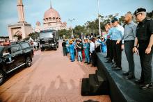 Majlis Pelepasan (flag off) Pasukan Sukarelawan Penjawat Awam (PSPA) Pasca Banjir ke Johor