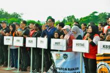 Majlis Pelepasan (flag off) Pasukan Sukarelawan Penjawat Awam (PSPA) Pasca Banjir ke Johor