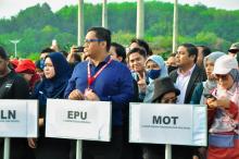 Majlis Pelepasan (flag off) Pasukan Sukarelawan Penjawat Awam (PSPA) Pasca Banjir ke Johor