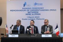 YBM Menghadiri Majlis Majlis Menandatangani Memorandum Persefahaman (MoU) antara MPRC dan IFPEN