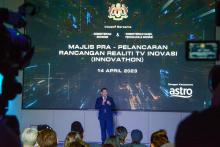 Majlis Pra-Pelancaran Rancangan Realiti Televisyen Inovasi (INNOVATHON) pada 14 April 2023