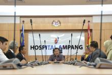 YBM mengunjungi Hospital Ampang dan Majlis Perbandaran Ampang (MPAJ) pada 7 April 2023