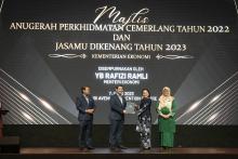 YB Rafizi Ramli, Menteri Ekonomi merasmikan Majlis Anugerah Perkhidmatan Cemerlang (APC) Tahun 2022 dan Jasamu Dikenang Tahun 2023 Kementerian Ekonomi