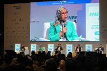 YBhg. Datuk Yatimah Binti Sarjiman, Timbalan Ketua Setiausaha (Sektoral) Kementerian Ekonomi menjadi salah seorang ahli panel pada sesi perbincangan "Malaysia's Energy Transition Pathways" sempena Persidangan Energy Asia 2023