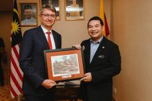 YB Rafizi Ramli, Menteri Ekonomi telah menerima kunjungan hormat daripada TYT Mr. Axel Cruau, Ambassador of France to Malaysia