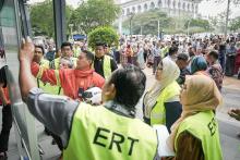 Sesi Latihan Kecemasan dan Kebakaran yang melibatkan seluruh warga Menara Prisma