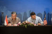 Majlis Pemeteraian Memorandum  Persefahaman (MoU) Zon Ekonomi Khas Johor-Singapura (JS-SEZ)