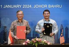 Majlis Pemeteraian Memorandum  Persefahaman (MoU) Zon Ekonomi Khas Johor-Singapura (JS-SEZ)