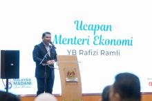 Majlis Perhimpunan Bulanan YB Menteri Ekonomi bersama Warga Kementerian dan peluncuran Value Management Queue Lab (VMQLAB)