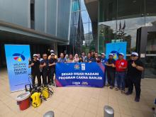 Majlis Pelepasan Skuad Ihsan MADANI untuk Program Cakna Banjir yang diadakan dengan kerjasama dan anjuran Kementerian Ekonomi serta Kelab Sukan & Rekreasi ECERDC