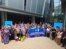 Majlis Pelepasan Skuad Ihsan MADANI untuk Program Cakna Banjir yang diadakan dengan kerjasama dan anjuran Kementerian Ekonomi serta Kelab Sukan & Rekreasi ECERDC