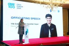 Timbalan Menteri Ekonomi telah merasmikan program "OGSE100 CEOs Forum 2025