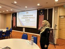 Kursus Coaching Pengurusan Dokumen Rahsia Rasmi Bagi Pendaftar Rahsia / Pendaftar Kecil Rahsia Dan Petugas 
